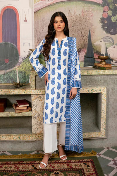 Printed - 3 Pc Khaddar Suit HH60