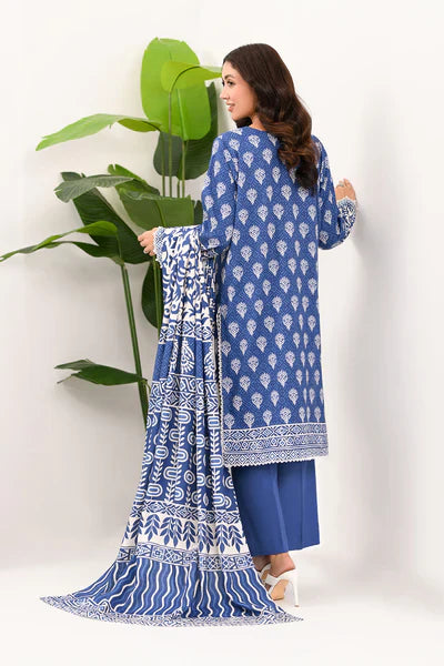 Printed - 3 Pc Khaddar Suit HH62