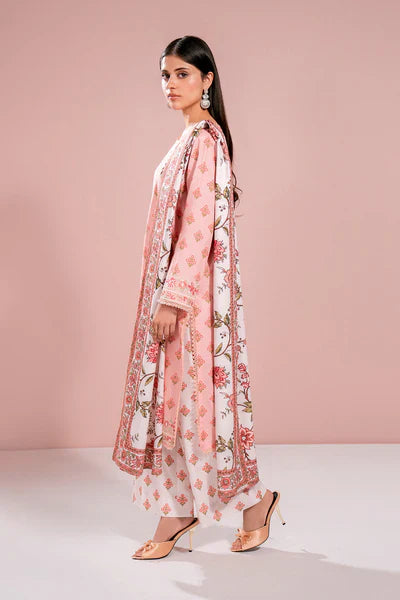 Printed - 3 Pc Khaddar Suit H56