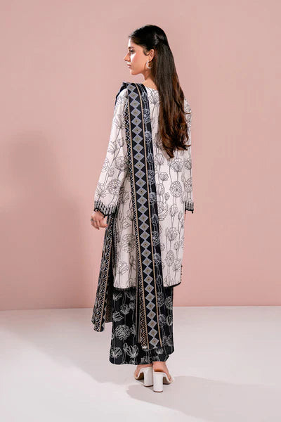 Printed - 3 Pc Khaddar Suit H55