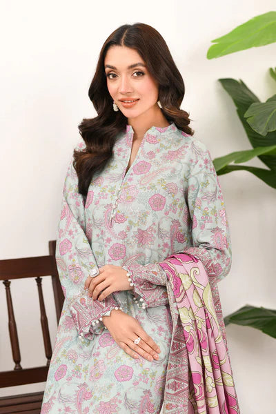 Printed - 3 Pc Khaddar Suit H59