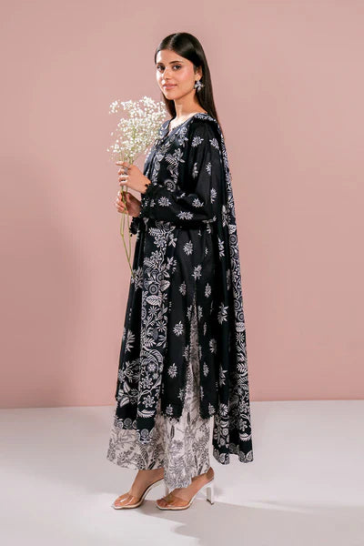 Printed - 3 Pc Khaddar Suit H57
