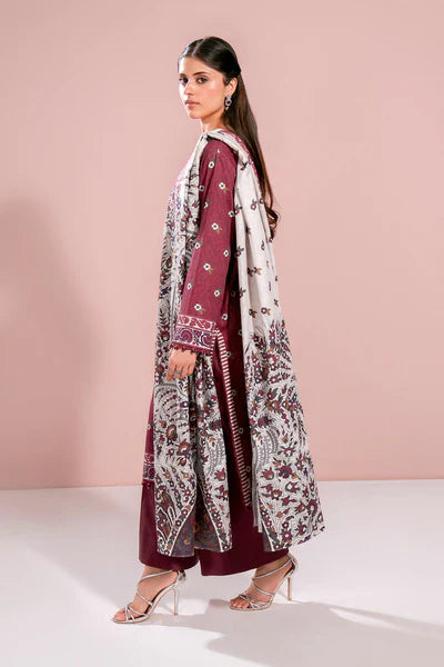 Printed - 3 Pc Khaddar SuitHH53