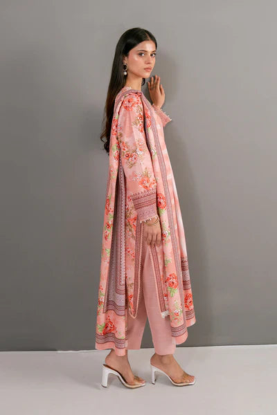 Printed - 3 Pc Khaddar SuitHH54