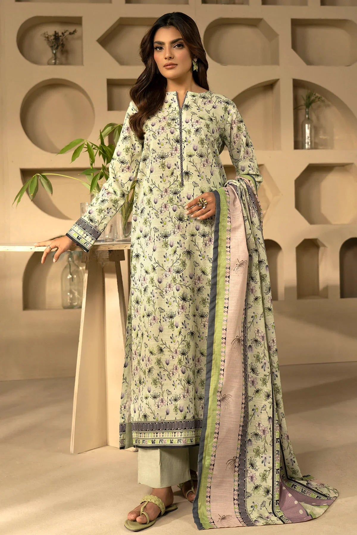 HAREEM DIGITAL PRINTED KHADDAR UNSTITCHED HH48