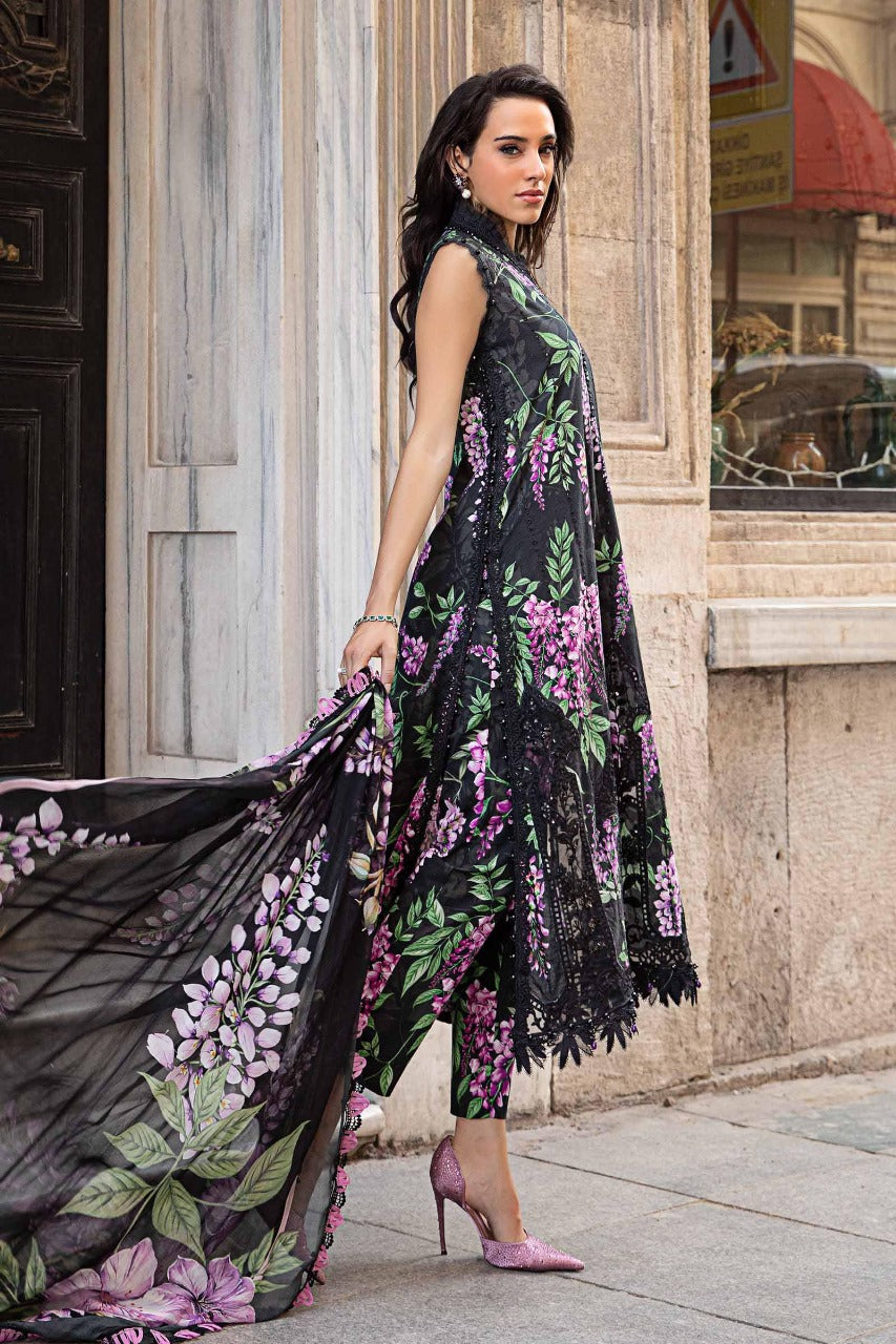 3 Piece Unstitched Printed Suit HH44